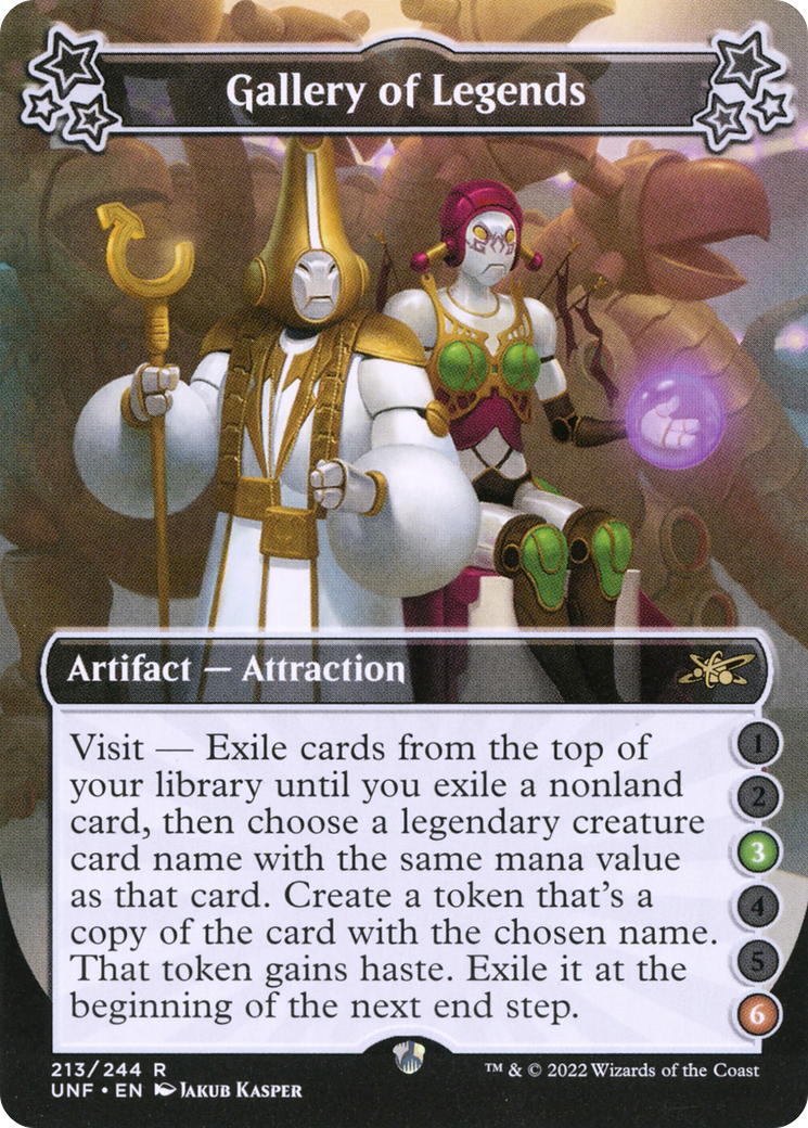 Gallery of Legends (UNF-213A) [Unfinity] Foil MTG Single Wizards of the Coast