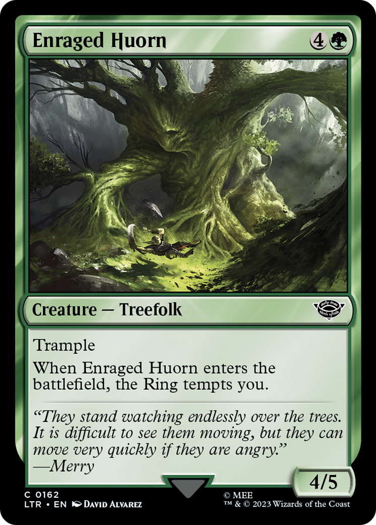 Enraged Huorn (LTR-162) [The Lord of the Rings: Tales of Middle-earth] Foil MTG Single Wizards of the Coast