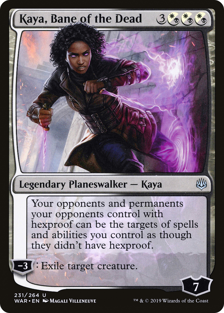 Kaya, Bane of the Dead (WAR-231) [War of the Spark] MTG Single Wizards of the Coast