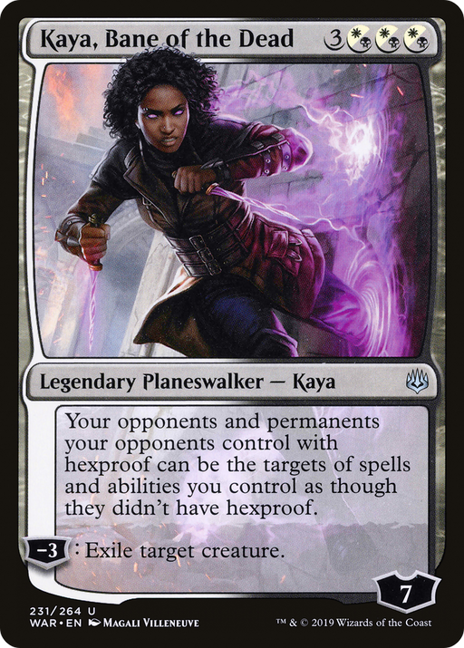 Kaya, Bane of the Dead (WAR-231) [War of the Spark] MTG Single Wizards of the Coast