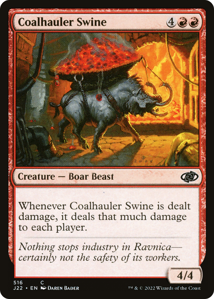 Coalhauler Swine (J22-516) [Jumpstart 2022] MTG Single Wizards of the Coast