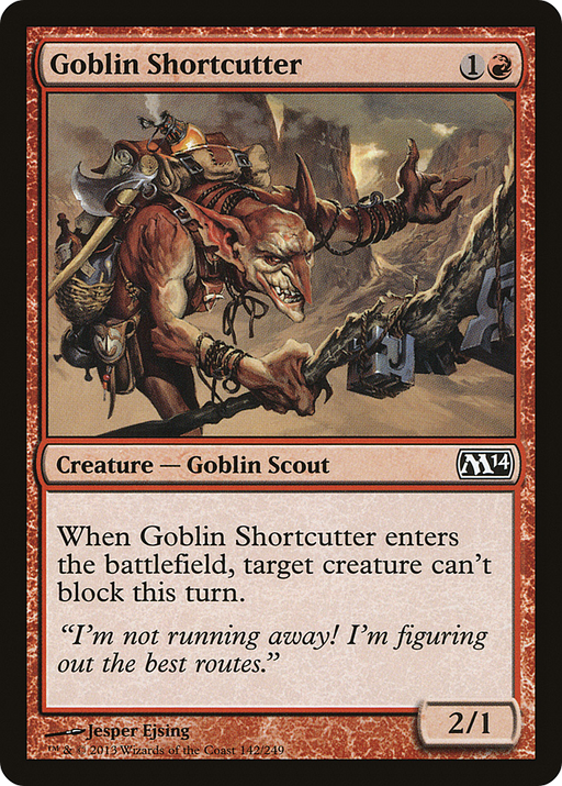 Goblin Shortcutter (M14-142) [Magic 2014] MTG Single Wizards of the Coast