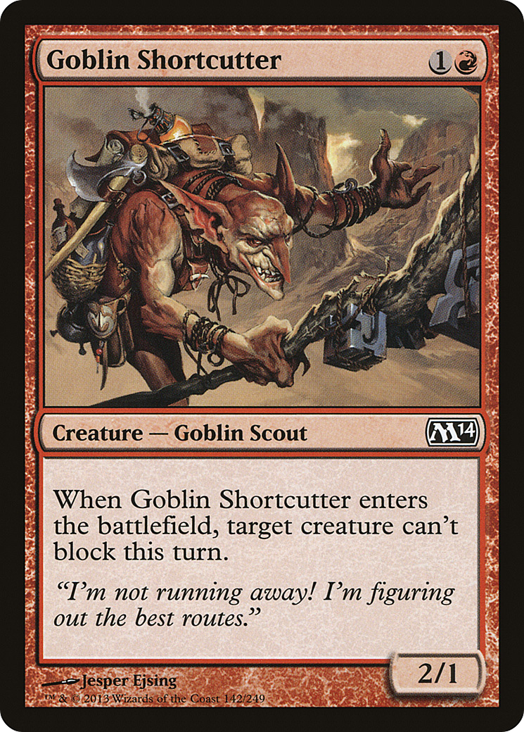 Goblin Shortcutter (M14-142) [Magic 2014] Foil MTG Single Wizards of the Coast