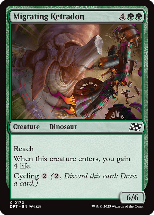 Migrating Ketradon (DFT-170) [Aetherdrift] MTG Single Wizards of the Coast