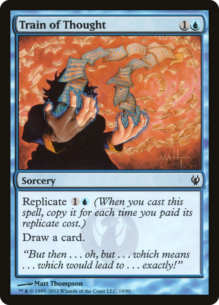 Train of Thought (DDJ-019) [Misc] Duel Decks: Izzet vs. Golgari MTG Single Wizards of the Coast