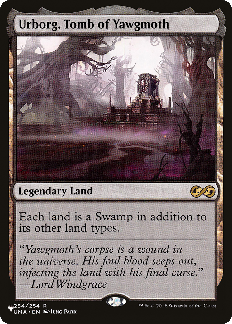 Urborg, Tomb of Yawgmoth (LIST-UMA-254) [Mystery Booster] The List MTG Single Wizards of the Coast