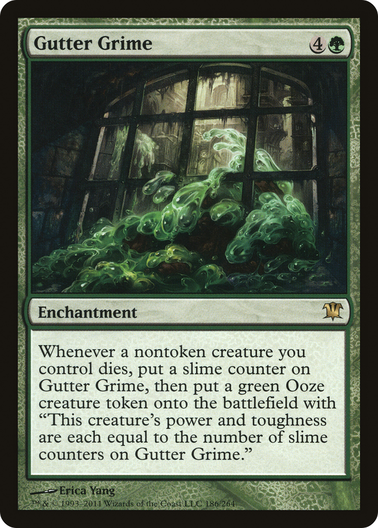 Gutter Grime (ISD-186) [Innistrad] Foil MTG Single Wizards of the Coast