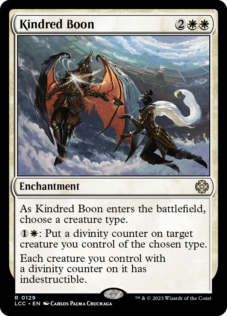 Kindred Boon (LCC-129) [The Lost Caverns of Ixalan Commander] MTG Single Wizards of the Coast