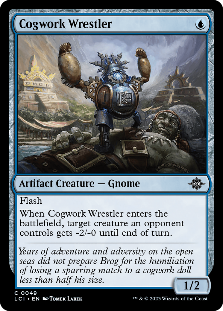 Cogwork Wrestler (LCI-049) [The Lost Caverns of Ixalan] Foil MTG Single Wizards of the Coast