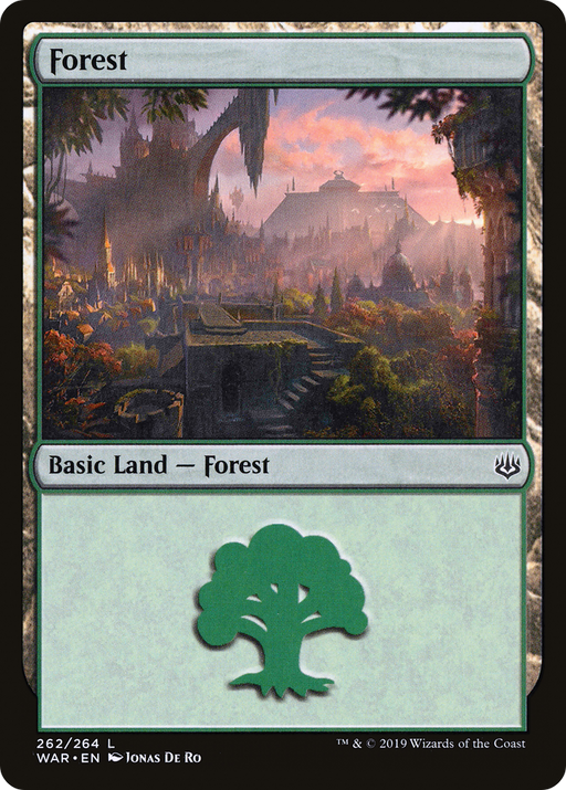 Forest (WAR-262) [War of the Spark] MTG Single Wizards of the Coast