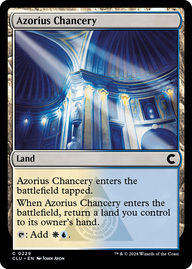 Azorius Chancery (CLU-229) [Ravnica: Clue Edition] MTG Single Wizards of the Coast