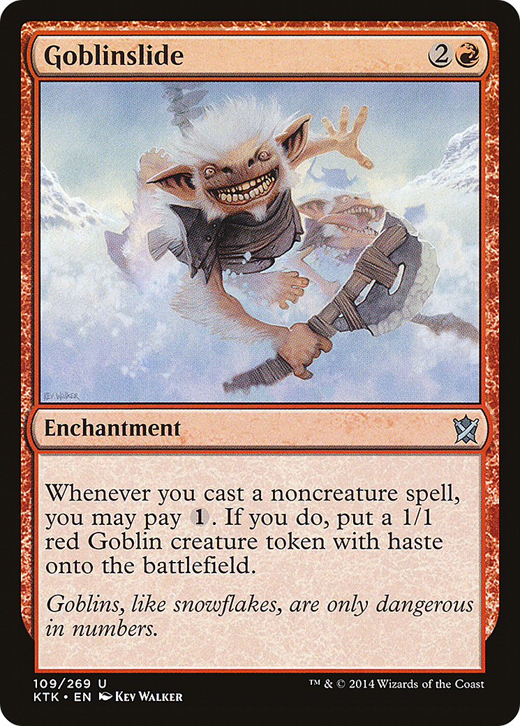 Goblinslide (KTK-109) [Khans of Tarkir] Foil MTG Single Wizards of the Coast