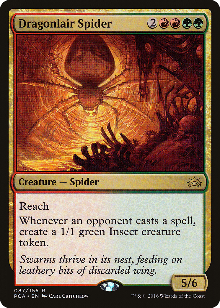 Dragonlair Spider [Planechase Anthology] MTG Single Magic: The Gathering