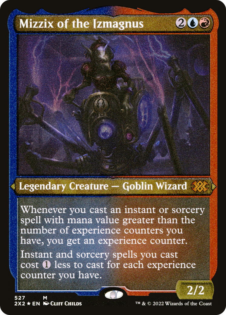 Mizzix of the Izmagnus (2X2-527) [Double Masters 2022] Etched Foil MTG Single Wizards of the Coast