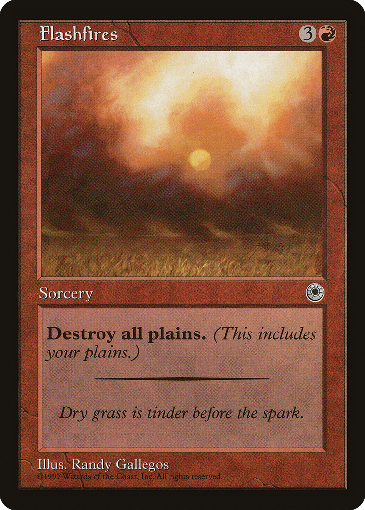 Flashfires (POR-) [Misc] Portal MTG Single Wizards of the Coast