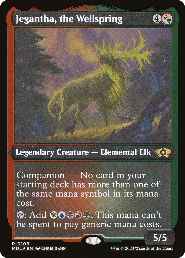 Jegantha, the Wellspring (Foil Etched) (MUL-109) [Multiverse Legends] Foil MTG Single Wizards of the Coast