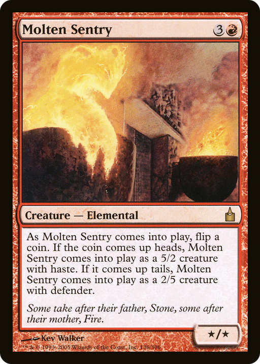 Molten Sentry (RAV-136) [Ravnica: City of Guilds] MTG Single Wizards of the Coast