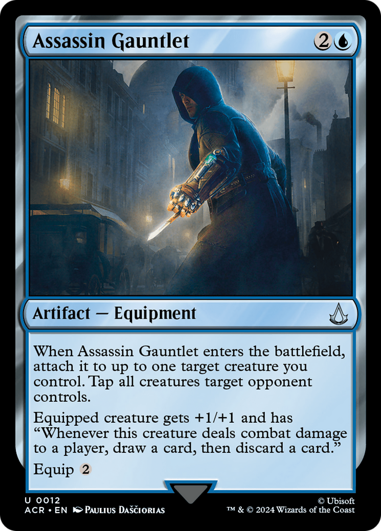 Assassin Gauntlet (ACR-012) [Assassin's Creed] Foil MTG Single Wizards of the Coast