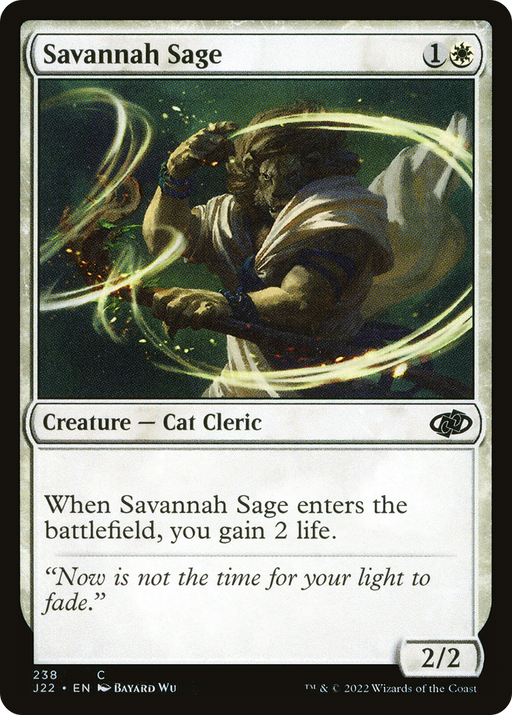 Savannah Sage (J22-238) [Jumpstart 2022] MTG Single Wizards of the Coast
