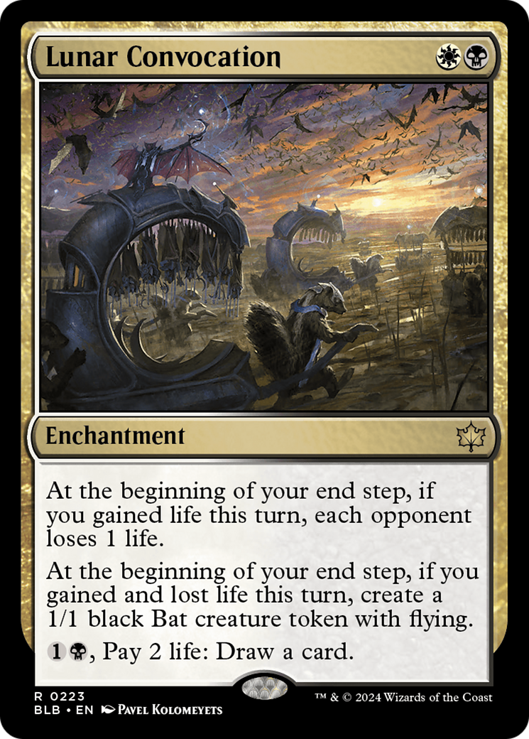 Lunar Convocation (BLB-223) [Bloomburrow] MTG Single Wizards of the Coast
