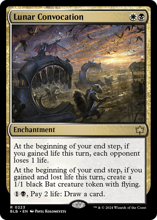 Lunar Convocation (BLB-223) [Bloomburrow] MTG Single Wizards of the Coast