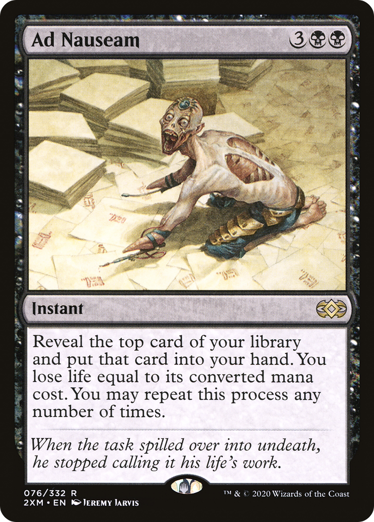 Ad Nauseam (2XM-076) [Double Masters] MTG Single Wizards of the Coast