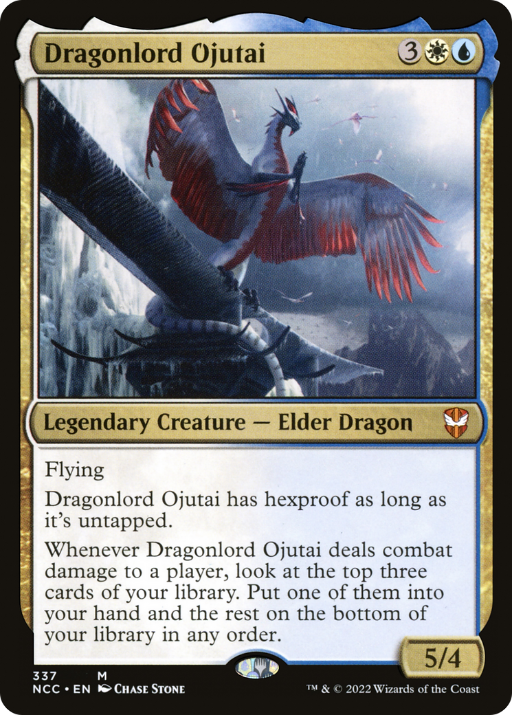Dragonlord Ojutai (NCC-337) [New Capenna Commander] MTG Single Wizards of the Coast