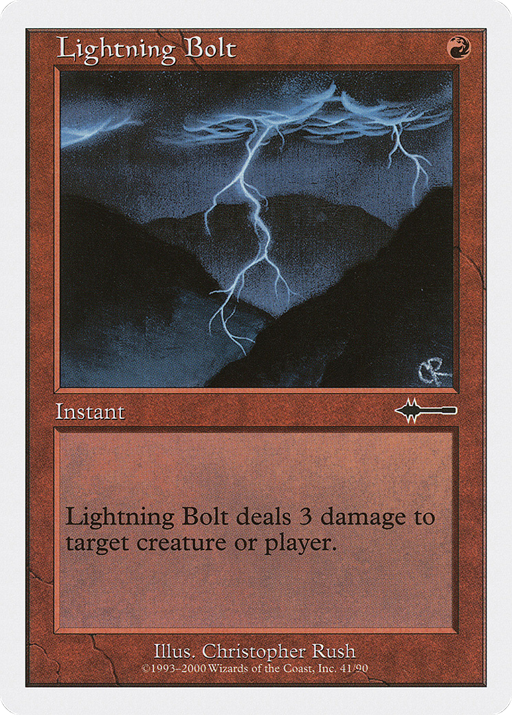 Lightning Bolt (BTD-041) [Misc] Beatdown Box Set MTG Single Wizards of the Coast