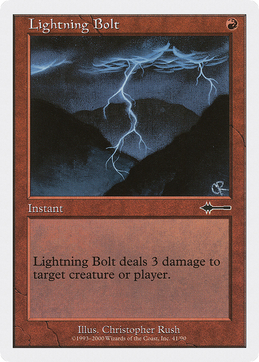 Lightning Bolt (BTD-041) [Misc] Beatdown Box Set MTG Single Wizards of the Coast