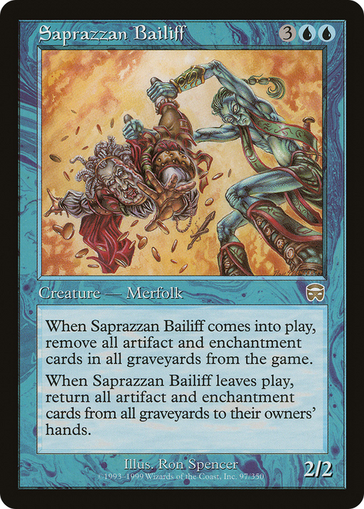 Saprazzan Bailiff (MMQ-097) [Mercadian Masques] MTG Single Wizards of the Coast