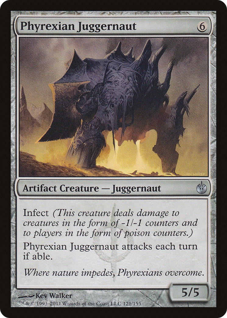 Phyrexian Juggernaut (MBS-121) [Mirrodin Besieged] Foil MTG Single Wizards of the Coast
