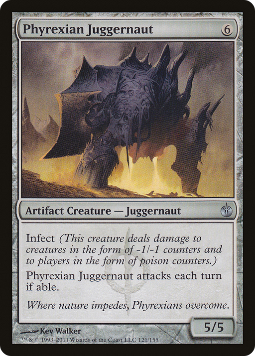 Phyrexian Juggernaut (MBS-121) [Mirrodin Besieged] Foil MTG Single Wizards of the Coast