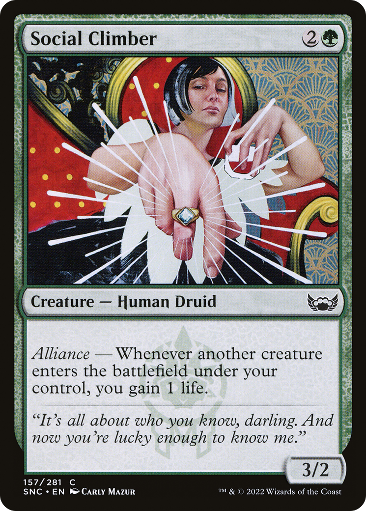 Social Climber (SNC-157) [Streets of New Capenna] Foil MTG Single Wizards of the Coast