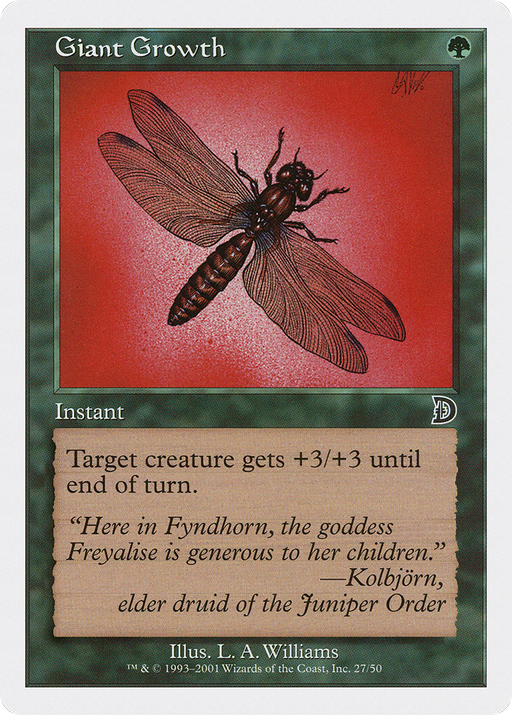 Giant Growth (DKM-027) [Misc] Deckmasters MTG Single Wizards of the Coast