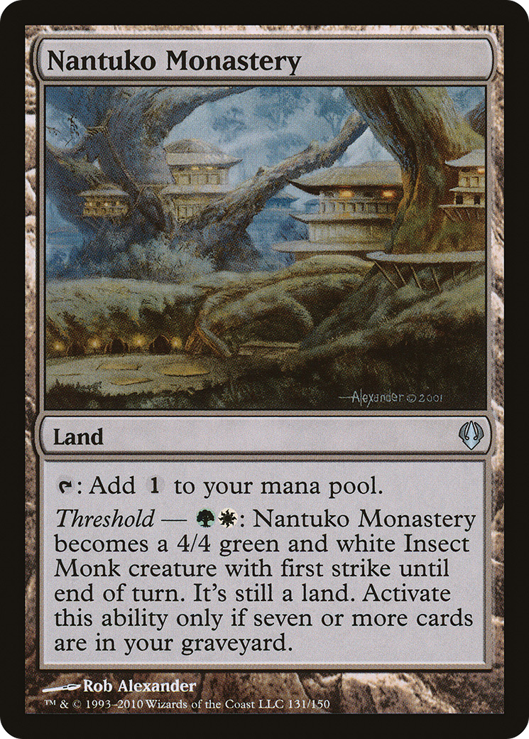 Nantuko Monastery (ARC-131) [Misc] Archenemy MTG Single Wizards of the Coast
