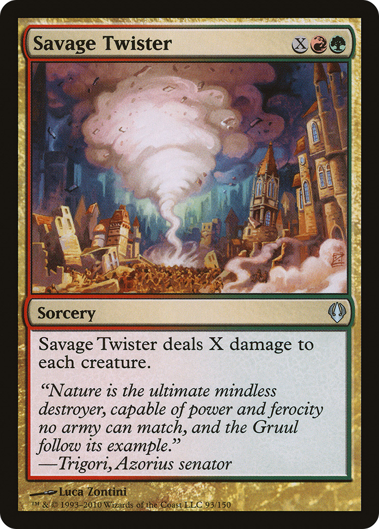 Savage Twister (ARC-093) [Misc] Archenemy MTG Single Wizards of the Coast