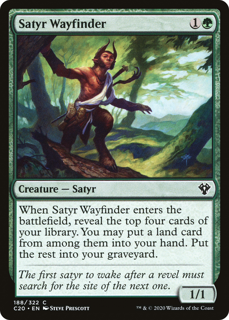 Satyr Wayfinder (C20-188) [Commander 2020] MTG Single Wizards of the Coast