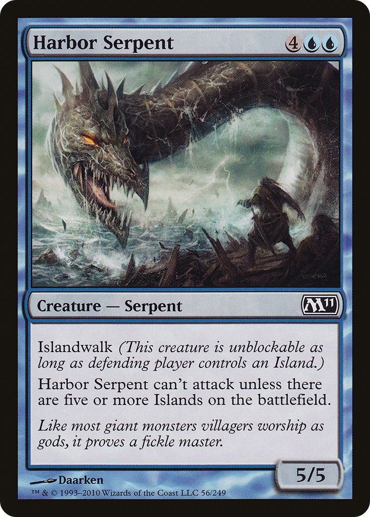 Harbor Serpent (M11-056) [Magic 2011] MTG Single Wizards of the Coast