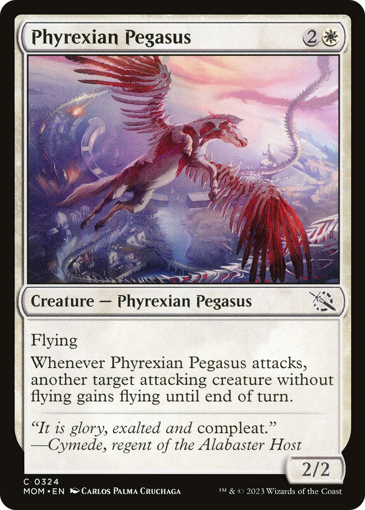 Phyrexian Pegasus (MOM-324) [March of the Machine] Foil MTG Single Wizards of the Coast