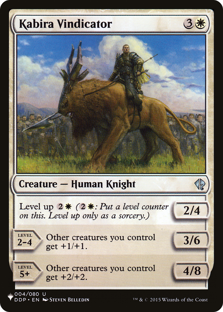 Kabira Vindicator (LIST-DDP-4) [Mystery Booster] The List MTG Single Wizards of the Coast