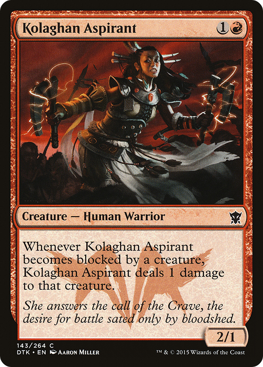 Kolaghan Aspirant (DTK-143) [Dragons of Tarkir] MTG Single Wizards of the Coast