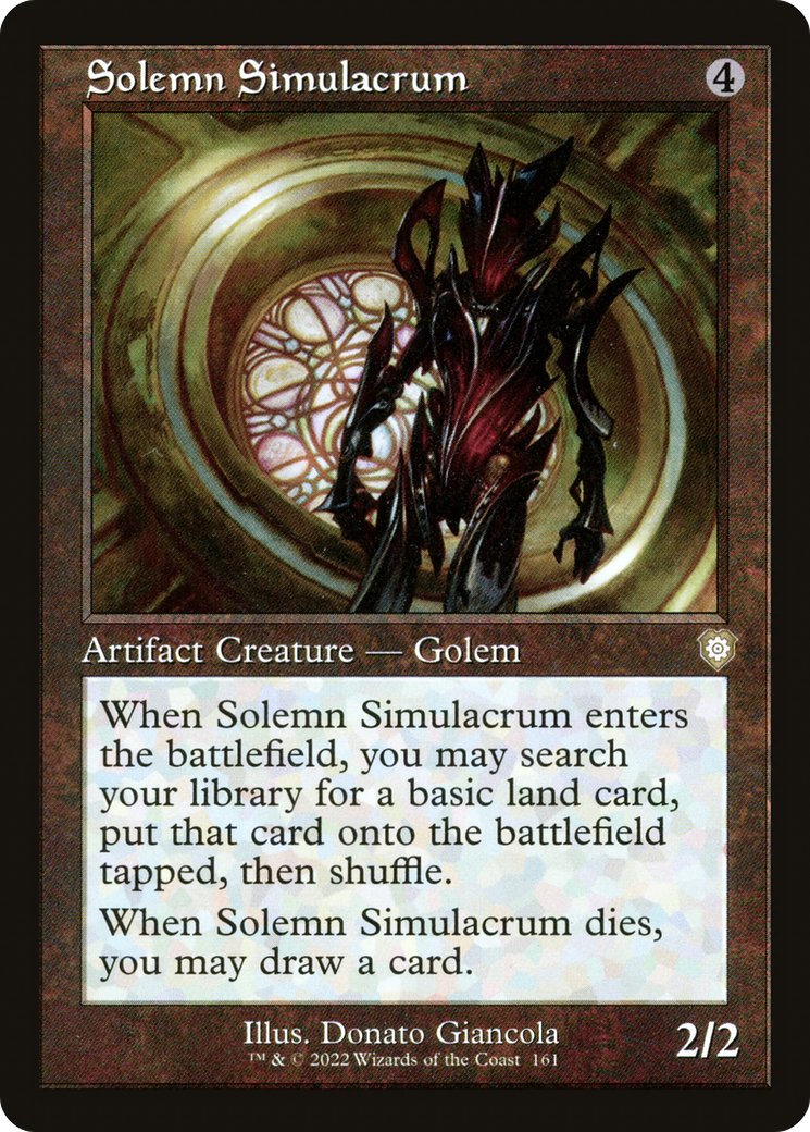 Solemn Simulacrum (BRC-161) [The Brothers' War Commander] MTG Single Wizards of the Coast