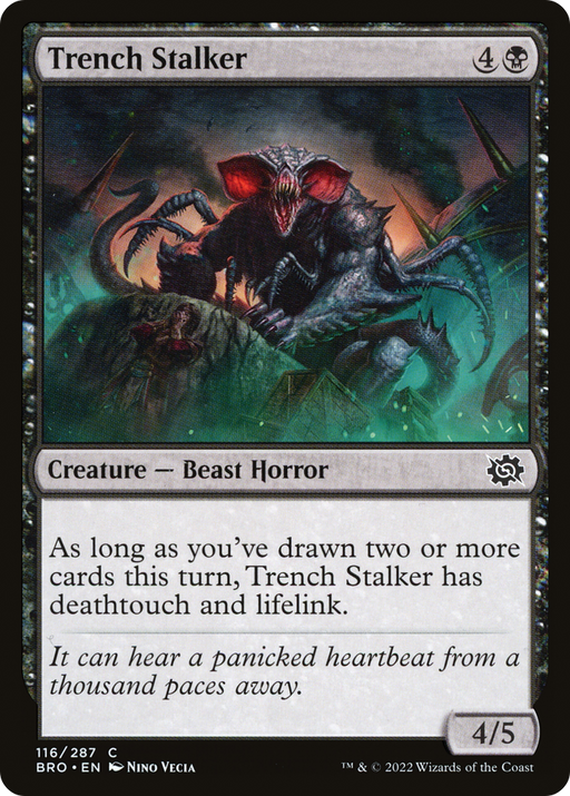 Trench Stalker (BRO-116) [The Brothers' War] MTG Single Wizards of the Coast