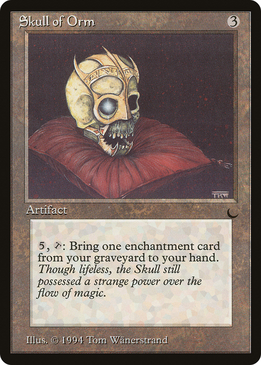 Skull of Orm (DRK-109) [Oldschool] The Dark MTG Single Wizards of the Coast
