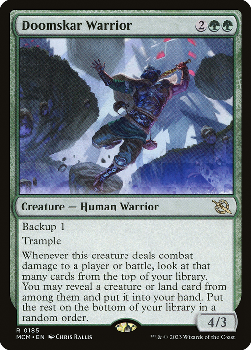 Doomskar Warrior (MOM-185) [March of the Machine] MTG Single Wizards of the Coast