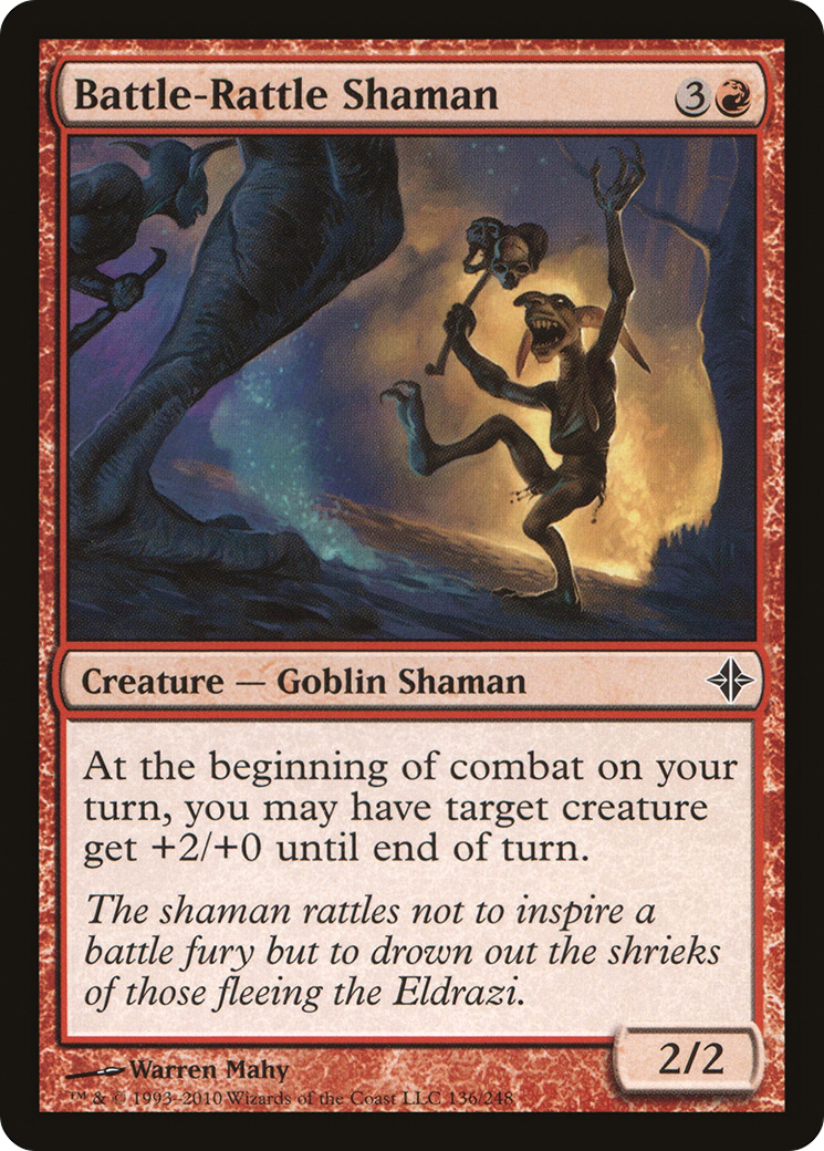 Battle-Rattle Shaman (ROE-136) [Rise of the Eldrazi] MTG Single Wizards of the Coast