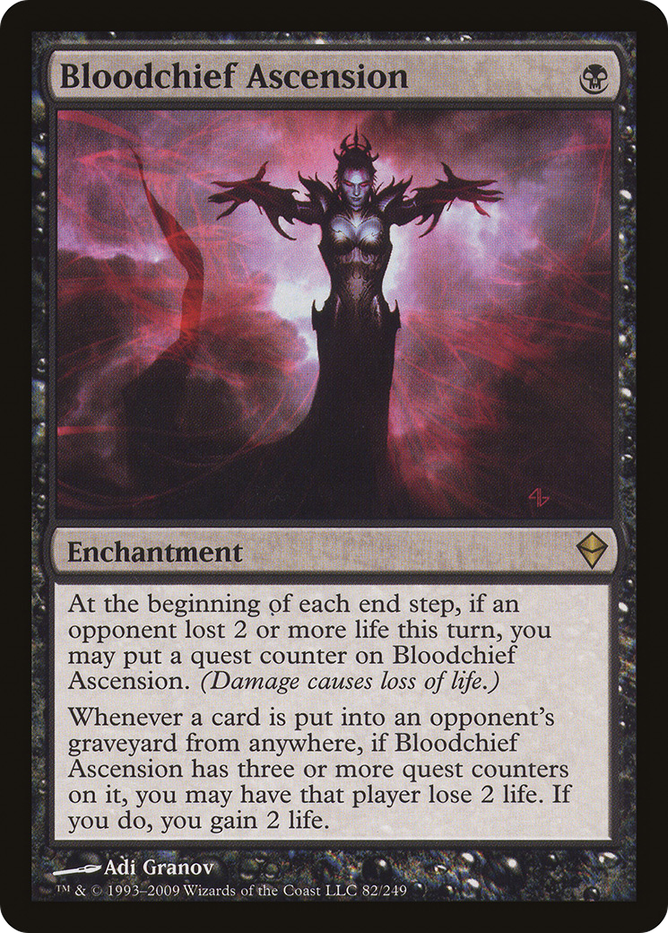 Bloodchief Ascension [Zendikar] MTG Single Magic: The Gathering