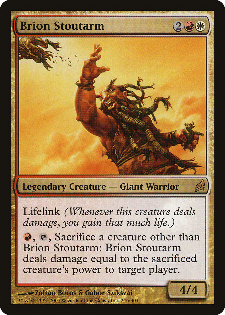 Brion Stoutarm (LRW-246) [Lorwyn] Foil MTG Single Wizards of the Coast