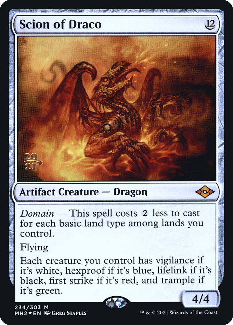 Scion of Draco (PRE-234) [Modern Horizons 2 Promos] Foil MTG Single Wizards of the Coast
