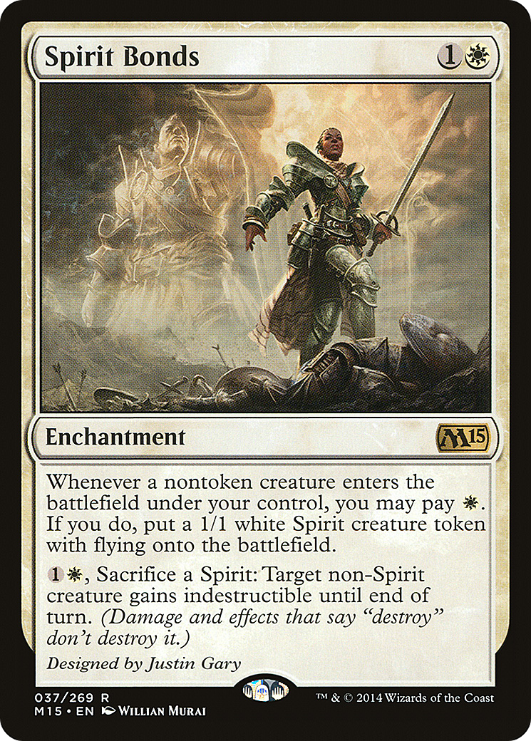 Spirit Bonds (M15-037) [Magic 2015] Foil MTG Single Wizards of the Coast